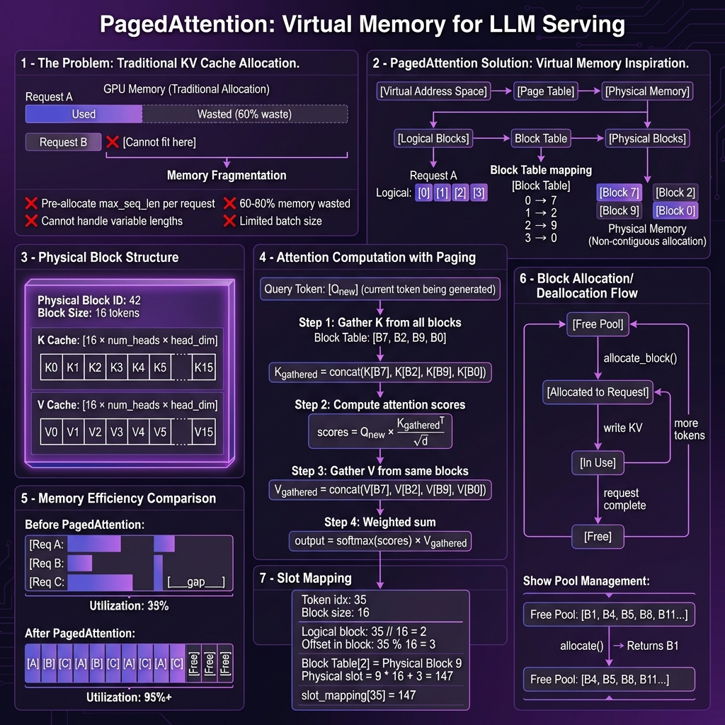 PagedAttention 详解