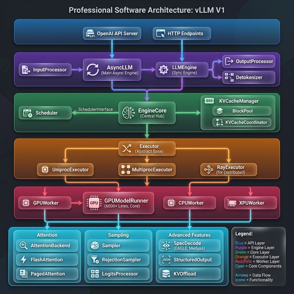 vLLM V1 整体架构