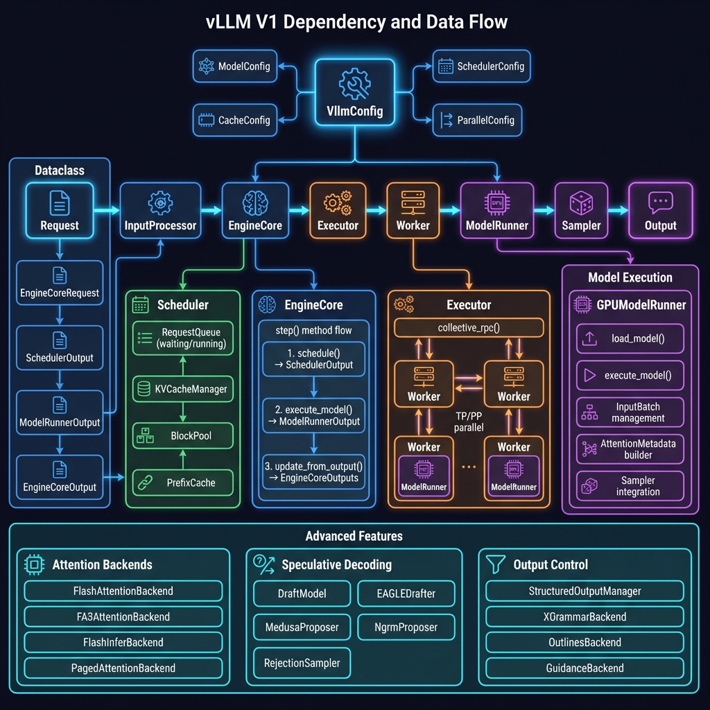 vLLM V1 模块依赖